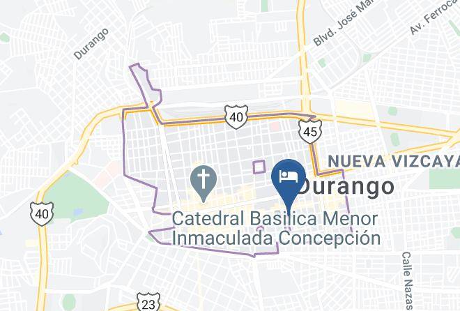 Durango Durango Centro - Hotel Ma Del Pilar Maps