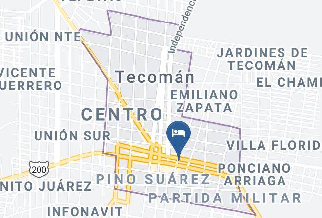 Tecoman - Hotel Ma Ines Maps