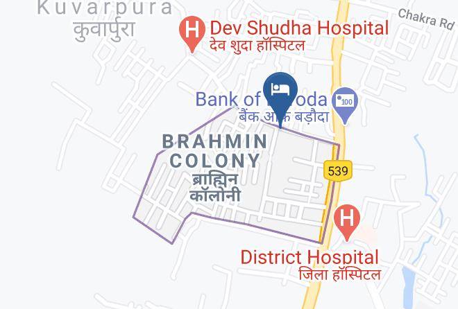 Tikamgarh - Hotel Maa Laxmi Palace Maps