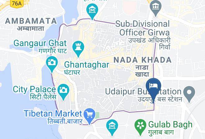 Udaipur - Hotel Maan Maps