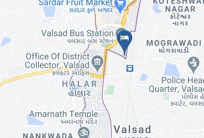 Valsad - Hotel Maansarovar Maps