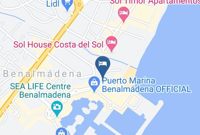 Hotel Mac Puerto Marina Map