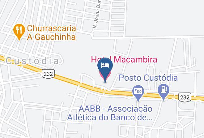 Custodia - Hotel Macambira Maps