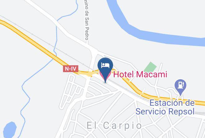 Hotel Macami Map