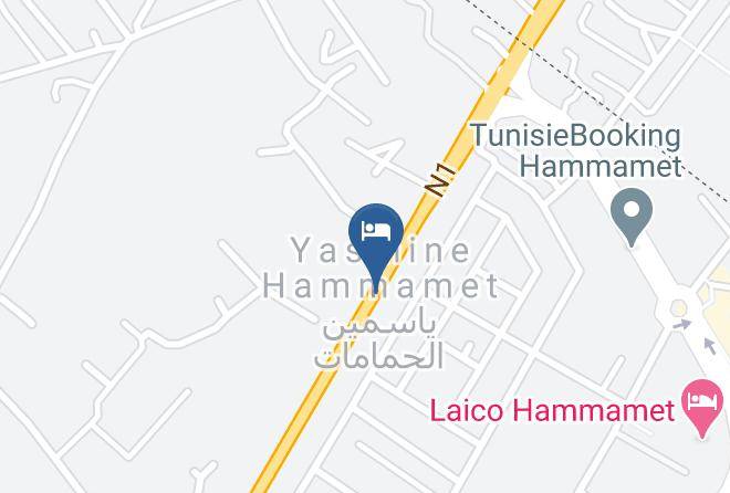 Tunisia - Hotel Machmoum Maps