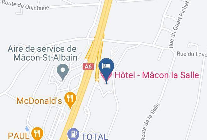 Saone Et Loire - Hotel Macon La Salle Maps