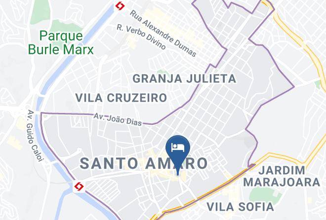 Sao Paulo Santo Amaro - Hotel Macuco Maps