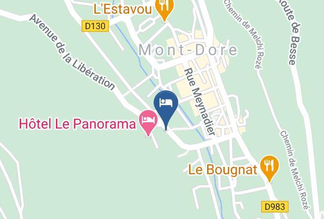 Puy De Dome - Hotel Madalet Maps