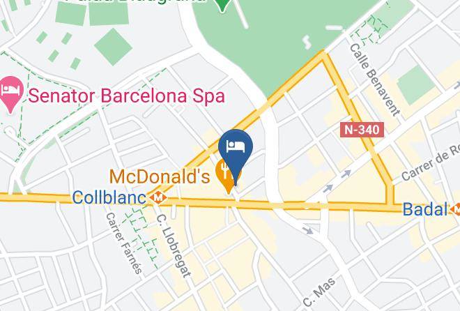 Barcelona - Hotel Madanis Liceo Maps
