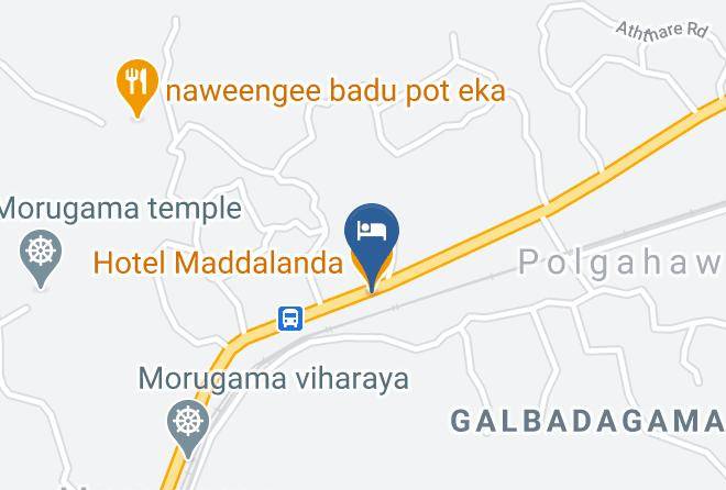 Kurunegala - Hotel Maddalanda Maps