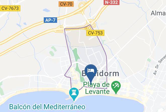 Alicante - Hotel Madeira Centro Maps
