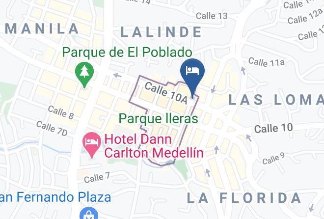 Medellin - Hotel Madeiro Maps