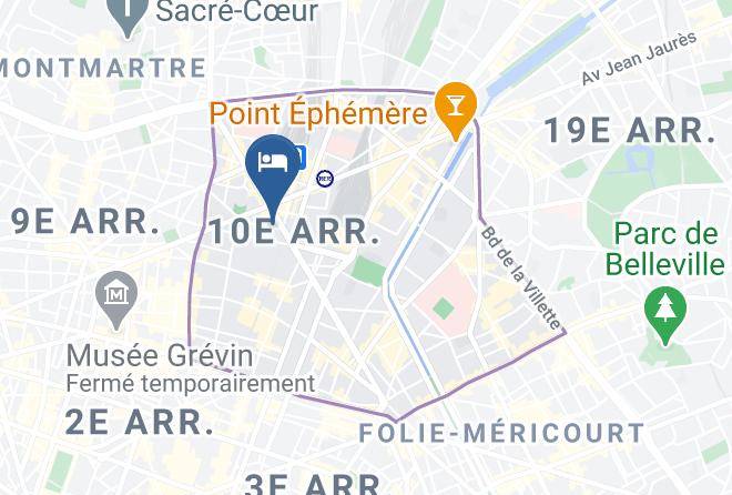 Hotel Mademoiselle Map