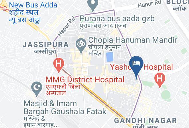 Ghaziabad - Hotel Madhu Regency Maps