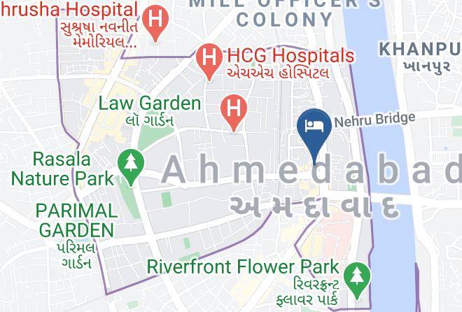 Ahmadabad - Hotel Madhushri Maps