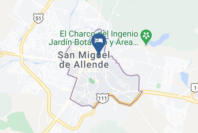 San Miguel De Allende - Hotel Madi Maps