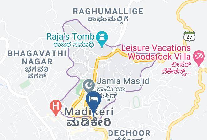 Madikeri - Hotel Madikeri Heritage Maps