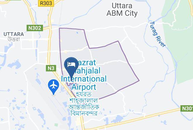 Dhaka - Hotel Madina Int Maps