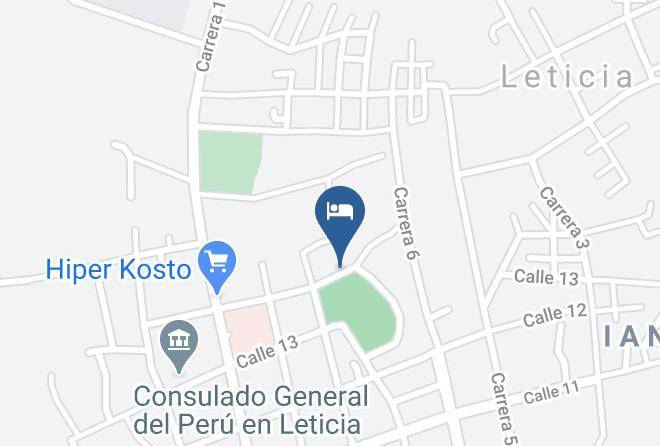 Leticia - Hotel Madre Selva Maps