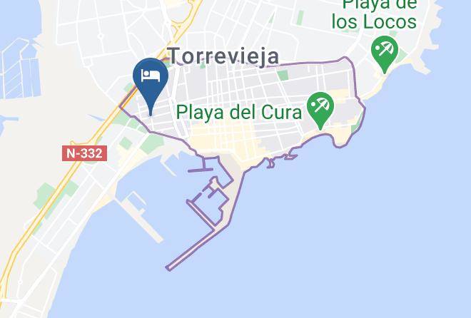 Alicante - Hotel Madrid Maps
