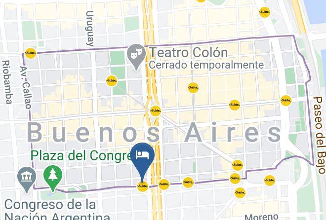 Autonomous City Of Buenos Aires - Hotel Madrid Maps