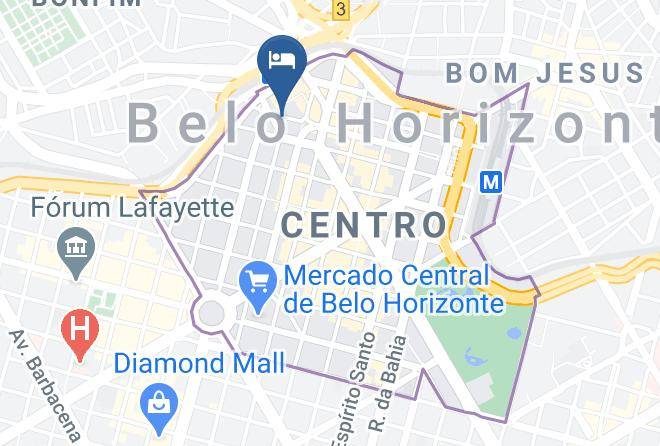Belo Horizonte - Hotel Madrid Maps