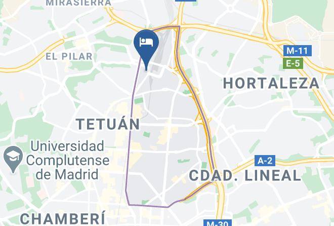 Madrid - Hotel Madrid Chamartin By Melia Maps