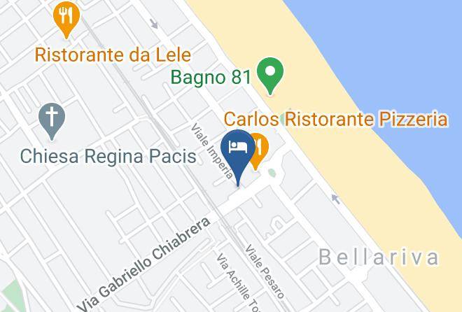 Rimini - Hotel Madrid Maps