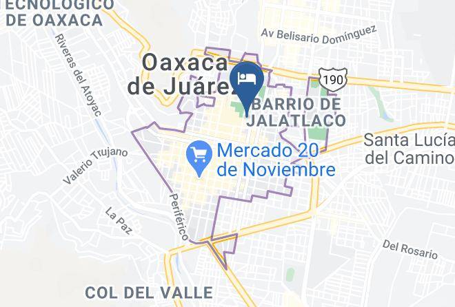 Oaxaca De Juarez - Hotel Maela Maps