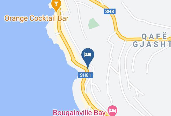 Saranda - Hotel Maestral Maps