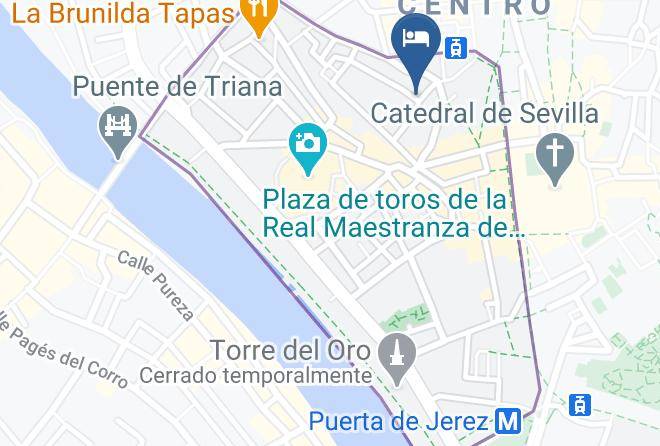 Seville - Hotel Maestranza Maps