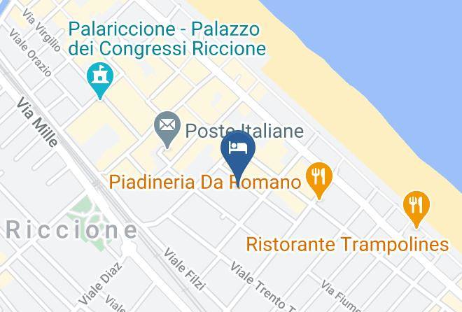 Rimini - Hotel Maestri Maps