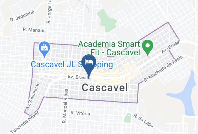 Cascavel - Hotel Maestro Premium Maps