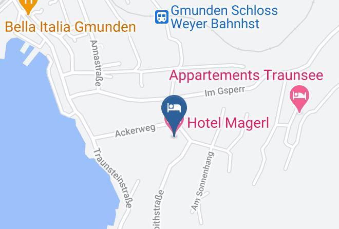 Gmunden - Hotel Magerl Maps