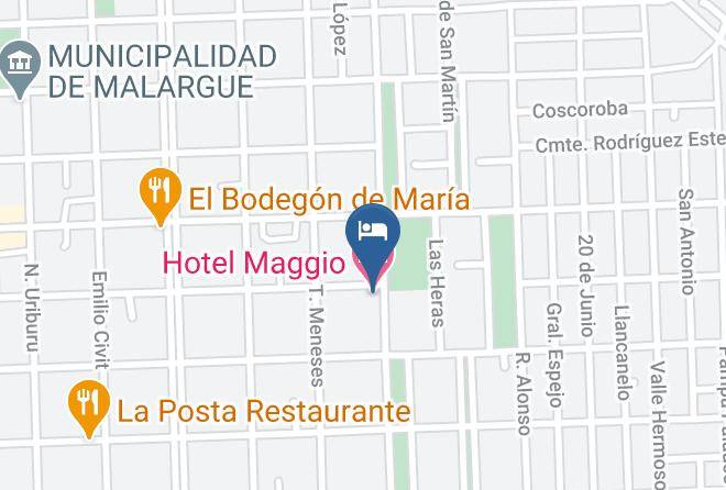 Malargue - Hotel Maggio Maps
