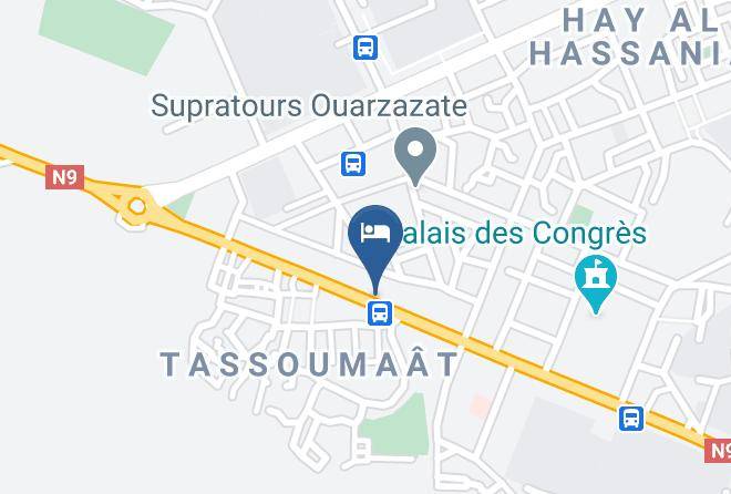 Ouarzazate - Hotel Maghni Maps