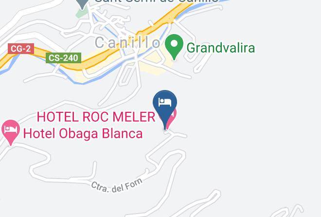 Hotel Magic Canillo Map