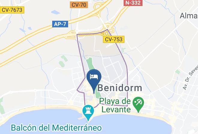 Alicante - Hotel Magic Cristal Park Maps