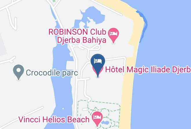 Hotel Magic Iliade Djerba Map - Tunisia - Djerba