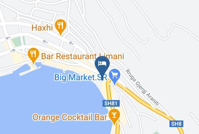Saranda - Hotel Magllara Maps
