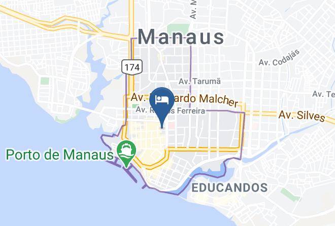 Manaus - Hotel Magnifico Maps