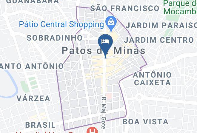 Patos De Minas - Hotel Magnifico Maps