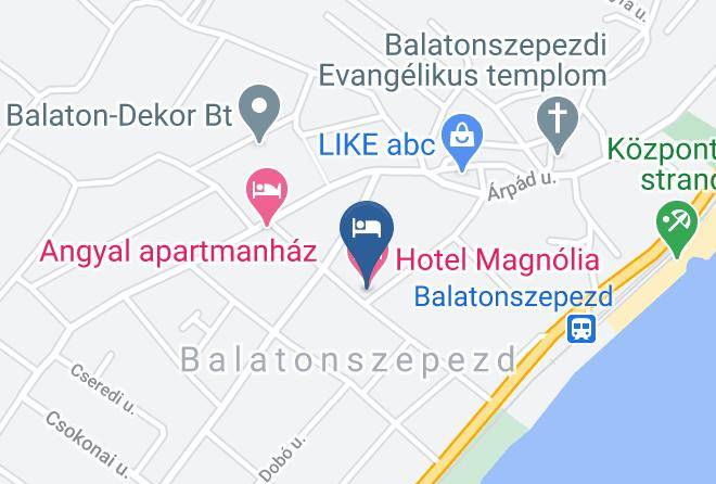 Balatonszepezd - Hotel Magnolia Maps