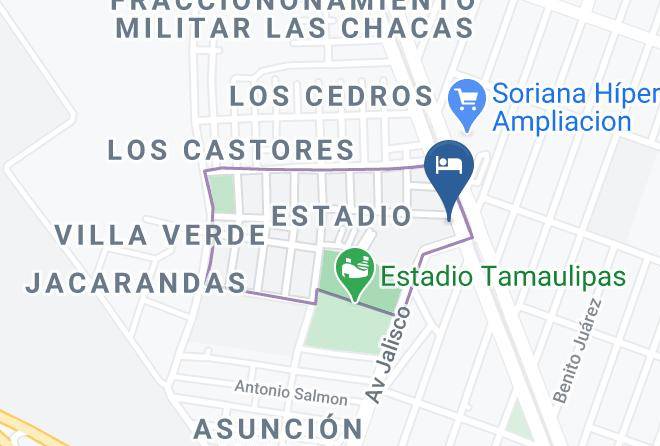 Ciudad Madero - Hotel Magnolia Maps