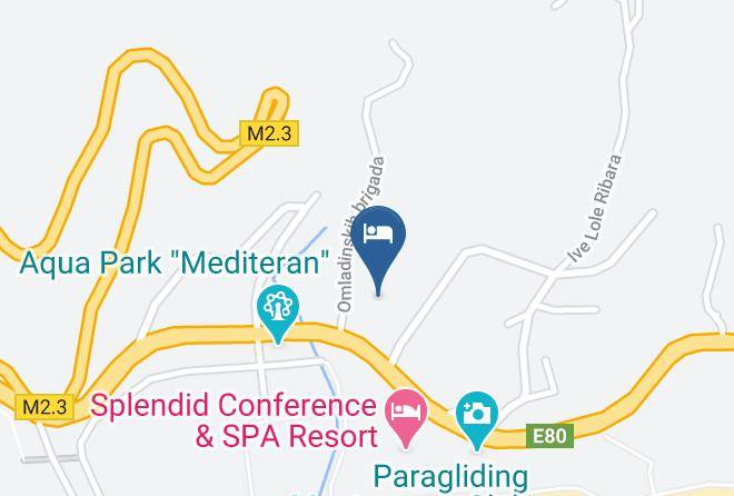Budva - Hotel Magnolija Maps