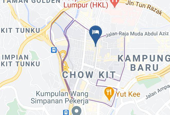 Kuala Lumpur - Hotel Mah Lanu Maps