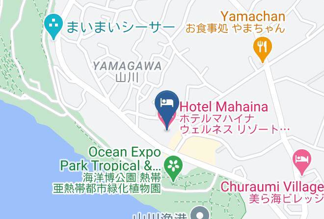 Motobu Townkunigami District - Hotel Mahaina Maps