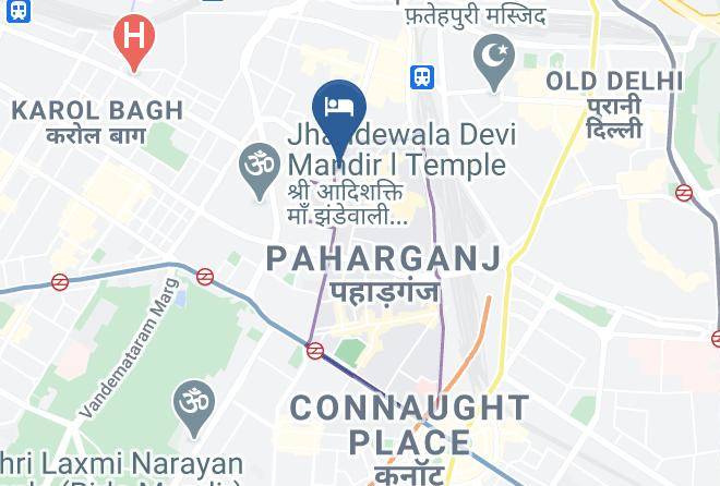 Paharganj - Hotel Mahajan Palace Maps