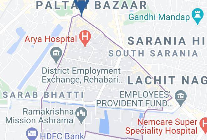 Guwahati - Hotel Mahalaxmi Indo Myanmar Maps