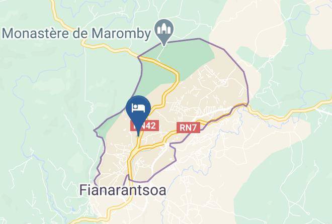 Fianarantsoa I - Hotel Mahamanina Maps